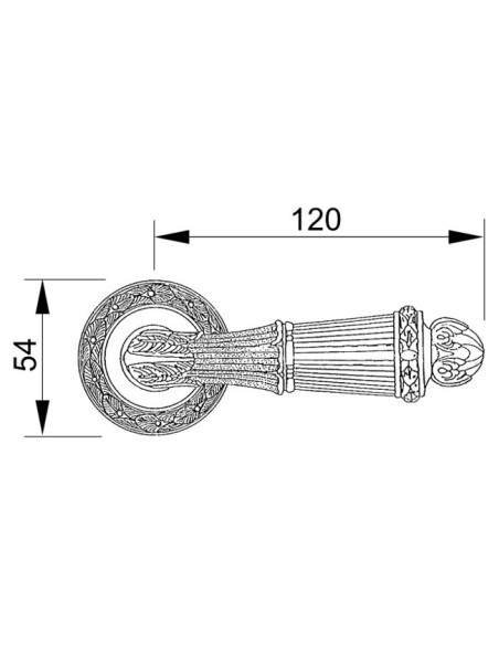 OR6520. manilla roseta .