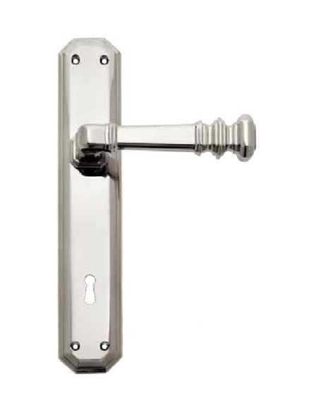 JEANNE C 10110. Manilla placa, cromo brillo