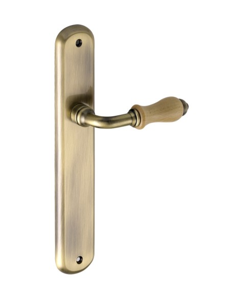 2914 MANILLA PLACA , bronce ingles-madera