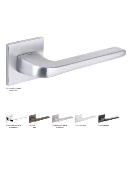 TUPAI 4007 5s Q MANILLA ROSETA , Cromado satinado