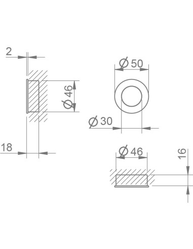 TUPAI 3077 TIRADOR EMPOTRADO