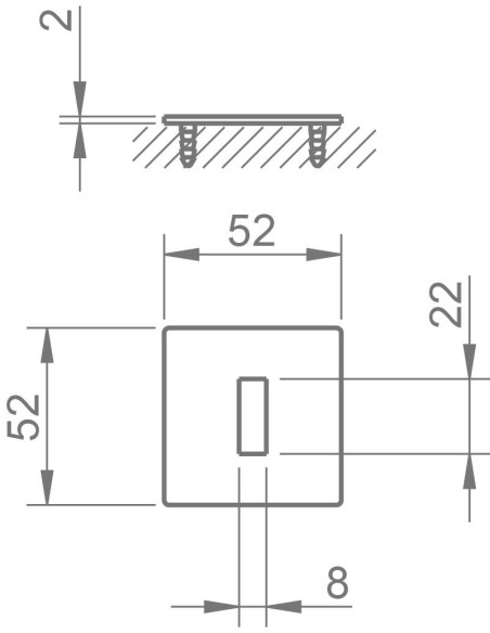 TUPAI 4033 MQ 2mm. ROSETA BOCALLAVE