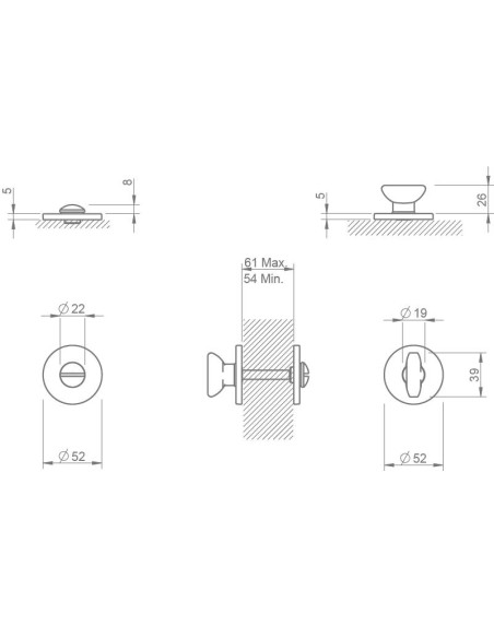 TUPAI 4041 5S CONDENA WC.