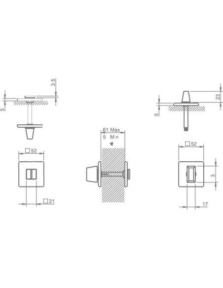 TUPAI 4040 5SQ CONDENA WC.