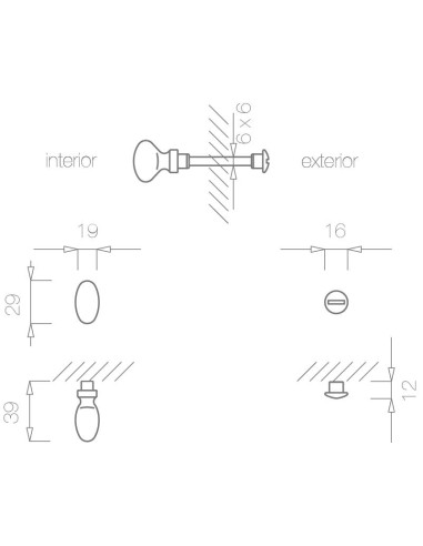 TUPAI 955. MANETA CONDENA WC.