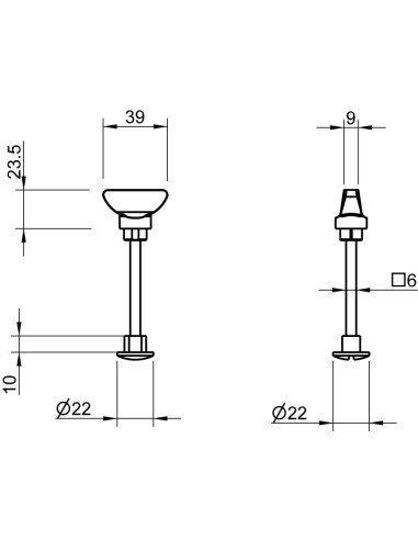 TUPAI 806 MANETA CONDENA WC.
