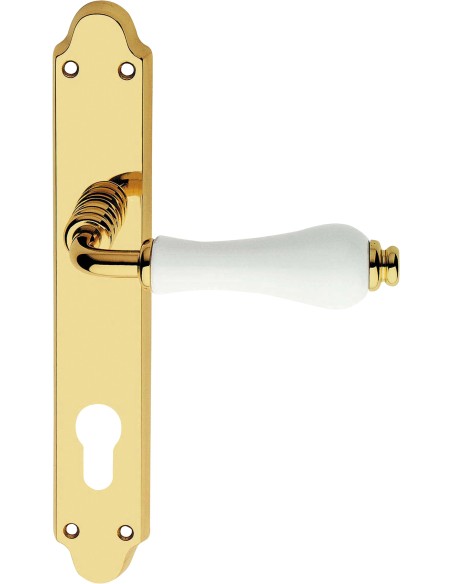 DALIA , manilla placa , porcelana