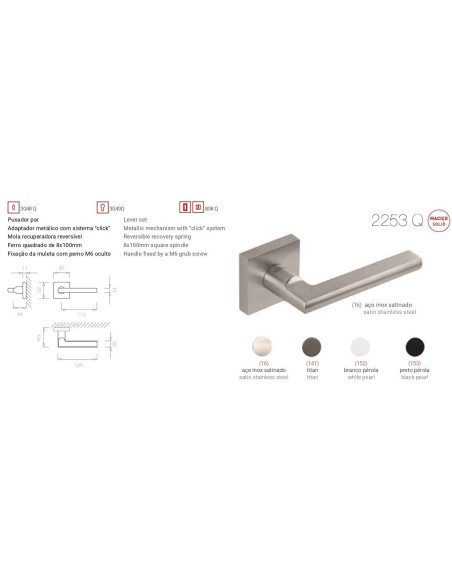 TUPAI 2253 Q. ACERO INOX. SATINADO