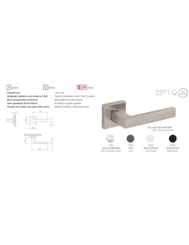 TUPAI 2271 Q. ACERO INOX. SATINADO