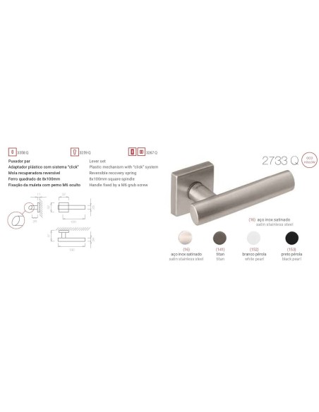 TUPAI 2733 Q. ACERO INOX. SATINADO