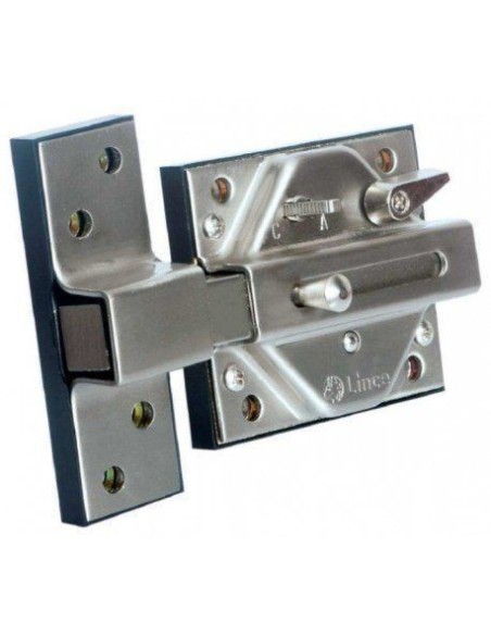 7930 R .CERROJO LINCE . ALTA SEGURIDAD , cromo mate.